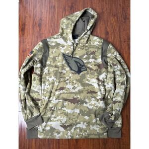 Arizona Cardinals Nike Sweatshirt Mens XL Green NFL Football Salute To Service